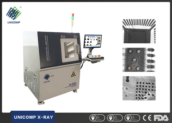 Resolusi Tinggi Elektronik X Ray Mesin, IC LED Klip Komponen Elektronik Detektor