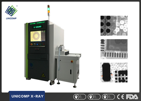 SMD PCB X Ray Chip Counter Dengan 100kV, Tipe Tube Tertutup, Mesin mandiri
