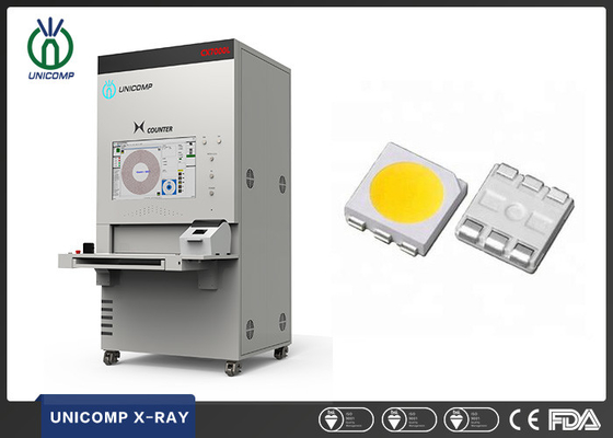 Semikonduktor X Ray Chip Counter 440mm Tunnel CX7000L Untuk Paket Tabung Quad Reel