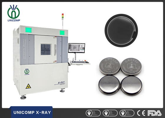 Mesin X Ray Unicomp microfocus untuk Pemeriksaan Kualitas Sel Tombol Lithium TWS