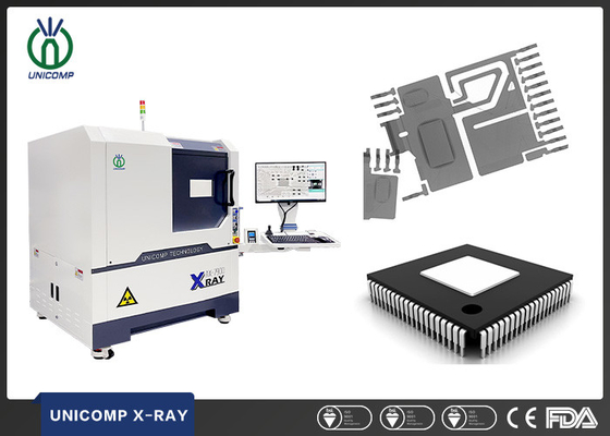 CE FDA kepatuhan mesin x ray Unicomp AX7900 untuk EMS SMT PCBA BGA QFN CSP solder Void memeriksa