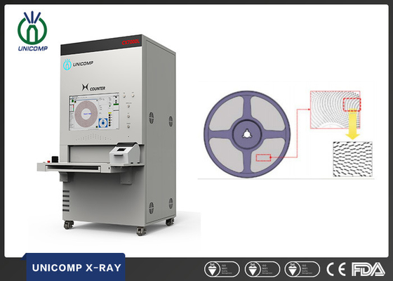 Penghitung Chip SMD X Ray sepenuhnya otomatis untuk semua rentang gulungan, Baki JEDEC, dan bagian tabung dengan koneksi ERP MES