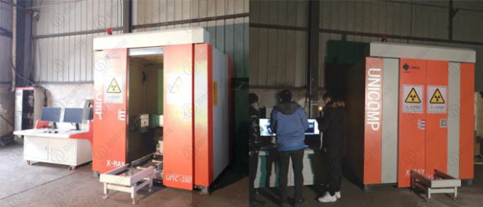 berita perusahaan terbaru tentang UNC160 DR X-ray digunakan untuk Otomotif aluminium casting shell NDT Inspection  1