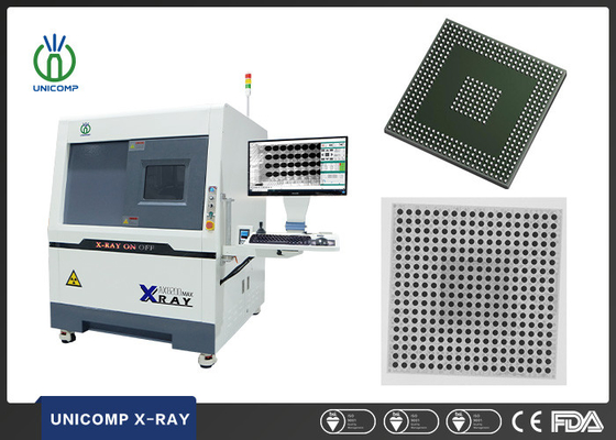 Pengukuran Otomatis Mesin Unicomp AX8200MAX 2.5D X Ray Untuk PCBA BGA QFN