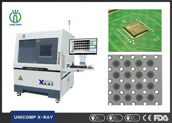 Real Time Unicomp X Ray Machine AX8200MAX 5 Micron Closed Tube Untuk SMT EMS BGA Void Check