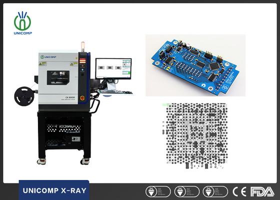 Sistem sinar-X Desktop Unicomp CX3000 untuk pemeriksaan cacat internal komponen elektronik