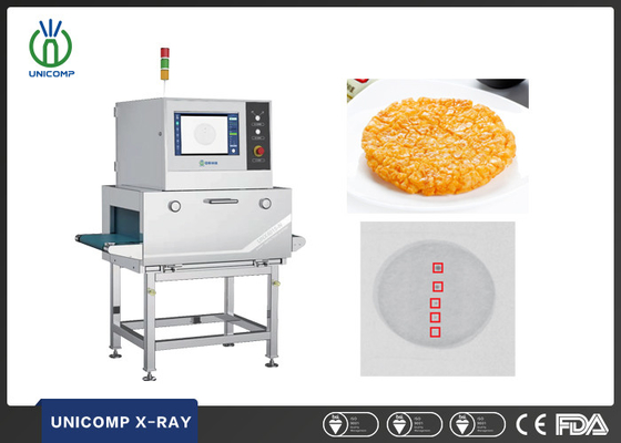 High Resolution Diode Array X Ray Detector untuk makanan ringan Deteksi zat asing