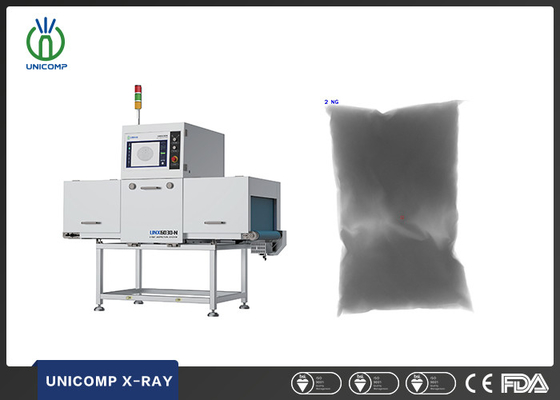 Unicomp UNX6030N Makanan X Ray Mesin Detektor Baja memeriksa benda asing seperti baja, keramik, batu, tulang, kaca