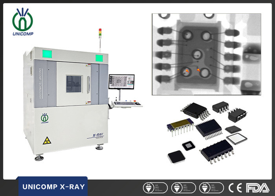 Resolusi Gambar Tinggi IC Unicomp Weld X Ray Mesin Inspeksi Microfocus