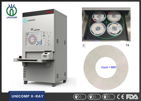 SMT PCBA Electronics X Ray Chip Counter Unicomp CX7000L Terowongan 440mm