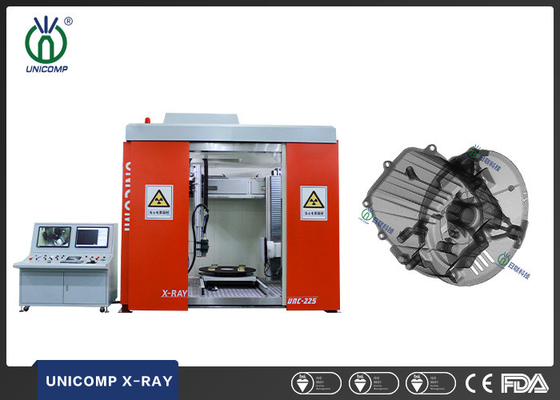 Sistem X-ray NDT industri Unicomp untuk Pengecoran Aluminium Pengecoran besi, deteksi kekurangan suku cadang mobil
