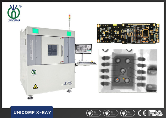 AX9100 130kV tabung tertutup mesin X-Ray untuk SMT PCBA BGA solder Void inspeksi dan pengukuran tingkat solder PTH