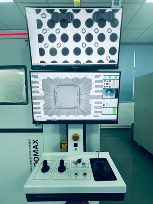 AX9100max Elektronik Mesin Sinar X Dengan Fixed-Point Following Selama FPD Miring