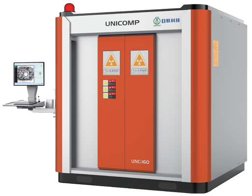 UNC160 Mesin inspeksi NDT sinar-X untuk bagian casting 480w Light Tube Power Services