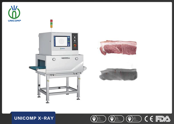 Sistem Pemeriksaan Sinar X untuk Bahan Asing/Tulang/Batu/Plastik/Metal/Partikel Kaca dalam Daging/Sapi/Sapi/Ayam/Domba