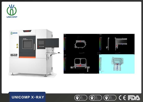 Mesin CT 160KV Unicomp UNCT3100 Untuk Cylinder / Metal Castings / Aerospace Parts 3D Non-Destructive Testing