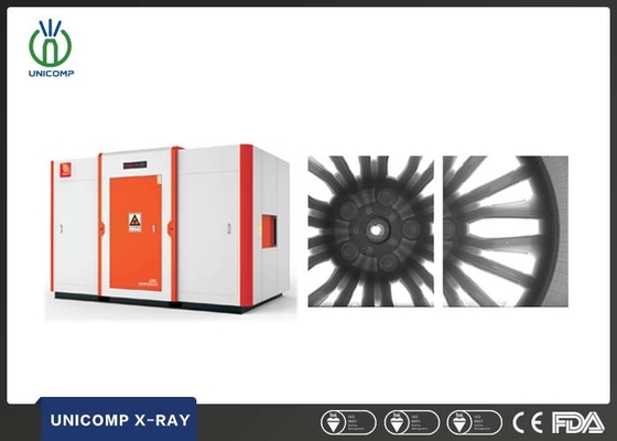 Tipe tabung sinar-X yang dipisahkan 6000KG UNL Series NDT Mesin sinar-X untuk pemeriksaan hub roda DR