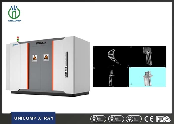 Mesin tomografi komputasi sinar-X dengan porositas tinggi Unicomp UNCT3200 untuk inspeksi CT 3D bilah mesin