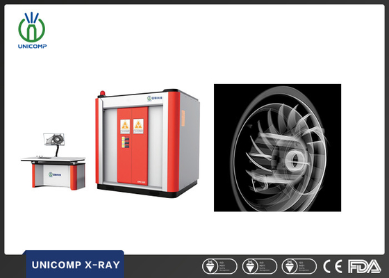 Unicomp UNC320 NDT Peralatan Sinar X Untuk Mendeteksi Cacat Internal Dalam Casting Aerospace