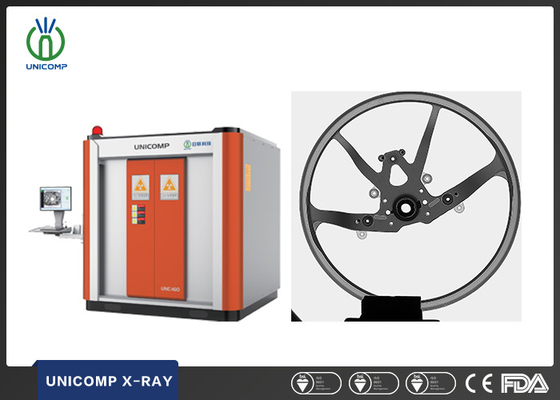 160KV Mesin Inspeksi Sinar X Unicomp UNC160 Untuk Bagian Otomotif Inspeksi Aluminium Castings