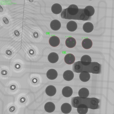 Papan Elektronik Spesifikasi Tinggi Mesin X-Ray 2D &amp; 2.5D Unicomp AX9100MAX Dengan Meja Rotasi 360 derajat Untuk Pemeriksaan BGA Dan PCB