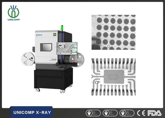 Unicomp CX3000 Desktop Electronics X Ray Machine Dengan Reel To Reel JEDEC Tray And Tube