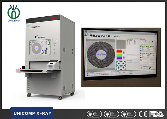 SMT PCBA Electronics X Ray Penghitung Chip Unicomp CX7000L Efisiensi Tinggi