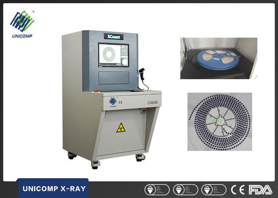 Resolusi tinggi SMD Chip X Ray Counter Detection System Satu Tombol Operasi