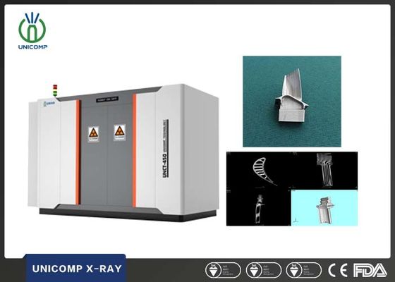 320KV 3D Computed Tomography X-Ray Machine Unicomp UNCT3200 Untuk Tes Non-Destructive Bagian Automotive Casting