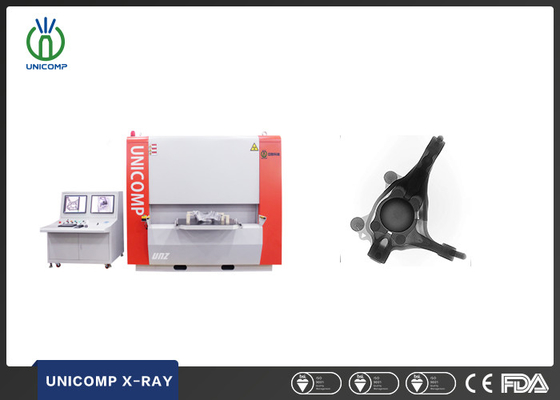 Mesin X-Ray Radiografi Digital Unicomp UNZ225 Dengan Meja Rotasi Untuk Pengujian Knuckle Steering