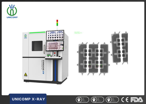 IC Curvature Measurement Unicomp AX9100MAX Mesin X-Ray dengan ukuran piksel 84μm dan sudut miring 60°