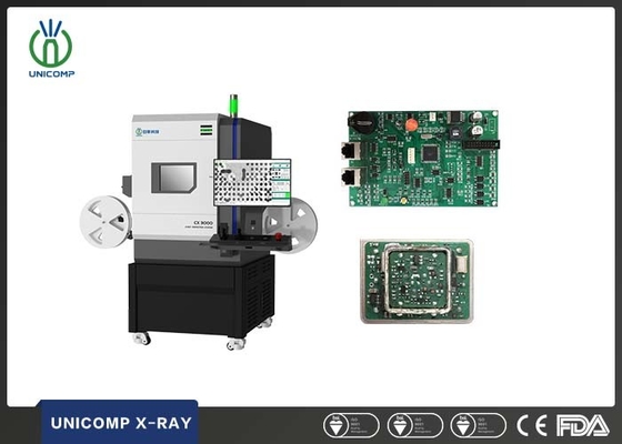 1uSv / h 0.5kW Desktop X Ray Machine 5μm Untuk Papan PCBA