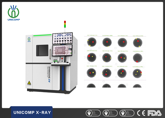 Unicomp AX9100max Mesin X-ray 130kV 65W untuk BGA