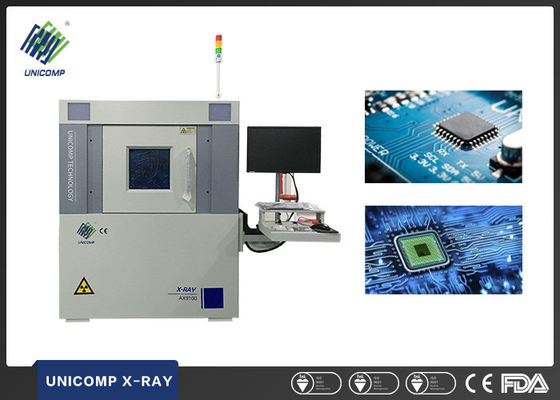 Mesin 2.5D Titling Elektronik X Ray 40W Rotasi 360 ° Dengan Gerakan 6 Sumbu