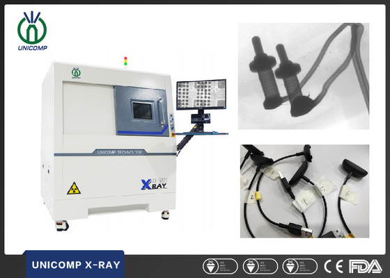 Peralatan CNC Programmable 5um X Ray 90kV Untuk Konektor Kabel