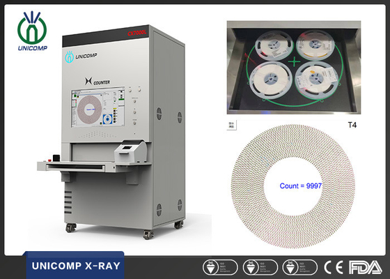 SMT PCBA Electronics X Ray Chip Counter Unicomp CX7000L 440mm Tunnel