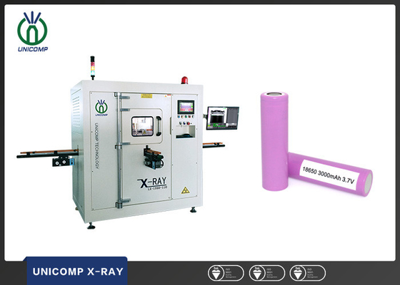 Unicomp 110kV 30ppm & 60ppm Mesin Xray Inline untuk sel lithium secara otomatis diperiksa dengan penyortiran otomatis bagian NG