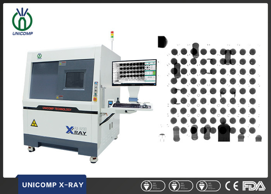 90KV 5um microfocus tabung tertutup X-ray Inspection System dengan resolusi tinggi FPD untuk PCBA solder void Cacat checki